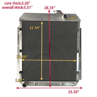 Radiator For 1954-1956 1955 56 54 Buick Special Roadmaster Century Super 5.3L V8 - Изображение 1 из 4