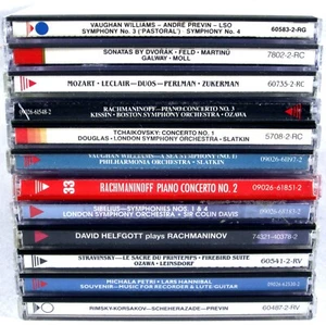 LOT (12) CLASSICAL CDs All RCA Zukerman PERLMAN Kissin RUBINSTEIN Helfgott - Foto 1 di 17
