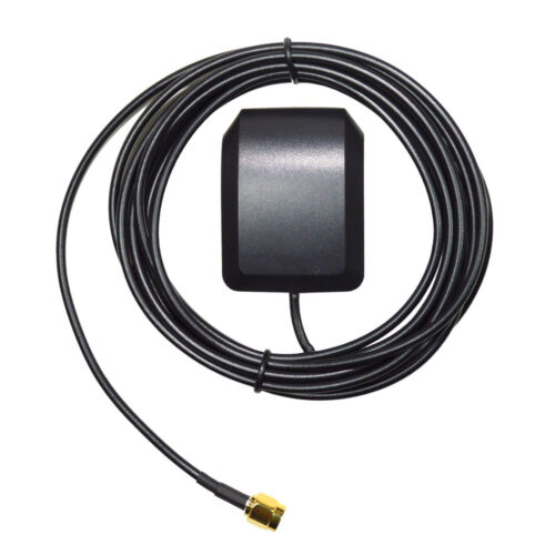 HQRP LNA Gain 1575.42MHz SMA Male GPS Active Antenna Aerial Connector Cable