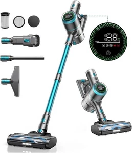 Laresar Elite 7 Cordless Vacuum Cleaner | 450W with Touchscreen | Turquoise - Picture 1 of 7