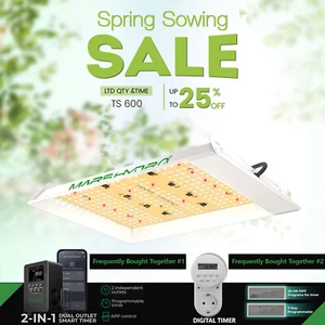 Mars Hydro Upgrade TS 600 LED Grow Light pflanzenlampe Zimmerpflanzen Indoor Veg - Bild 1 von 18