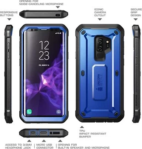 SUPCASE Military-Grade Protection Case Shock-Resistant Cover For Galaxy S9+ Plus - Picture 1 of 25
