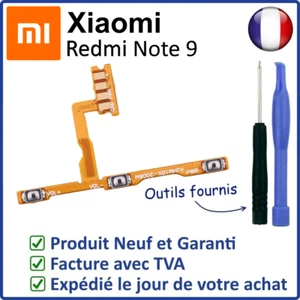 INTERNE TISCHDECKE DER POWER ON OFF UND LAUTSTÄRKE + - TASTEN DES XIAOMI REDMI NOTE 9 - Bild 1 von 4