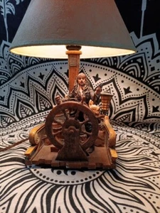 RARA lampada Pirati dei Caraibi Disney Jack Sparrow Johnny Depp Hampton Bay - Foto 1 di 8
