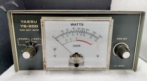 YAESU YS-200 RF WATT & SWR METER 1.8-150mhz, VINTAGE - Zdjęcie 1 z 12