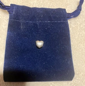 Authentic PANDORA Heart ❤️ Charm/Bead~Sterling Silver .925 ALE Retired - Picture 1 of 5
