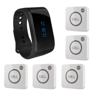 Armbanduhr Paging kabellos Krankenhaus Krankenschwester Rufsystem Werkstatt Pflanze Bar - Bild 1 von 6