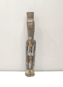 Figura Papúa Nueva Guinea Madera Tallada Nariz Larga Crock Blackwater - Imagen 1 de 6