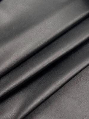 Leder Imitat Stoff Kunstleder Stretch schwarz ab 50 cm - Bild 1 von 3