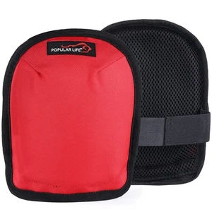 Waschbare Knieschützer für Gartenarbeit, verstellbare Verschlussriemen, rot (1 Paar) - Bild 1 von 10