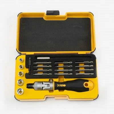 Juego de caja de destornilladores de trinquete con mango Felo Ergonic K, 20 piezas Foto 1 de 4