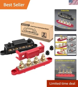 Efficient 48V 250A Power Distribution Block, Flame-Retardant Safety Design - Picture 1 of 9