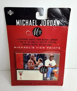 Michael Jordan View Points 10 Oversized Cards MVP 23 Chicago Bulls Sealed 1997 - Picture 1 of 10