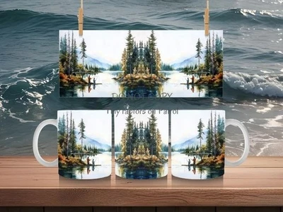 Taza de café temática de pescado 15 oz, ELECCIÓN, personalizada, vida silvestre, regalos, envío GRATIS, lubina Foto 1 de 4