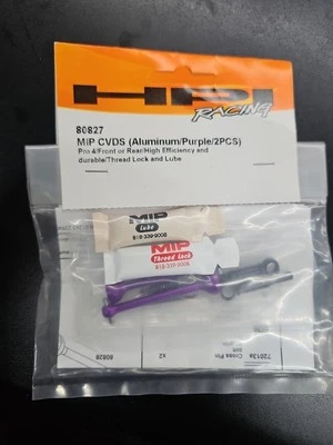 HPI Pro4 80827 MIP CVDs 2pcs (Front Or Rear) Purple Aluminum Pro 4 Axle (K1) - Image 1 of 2