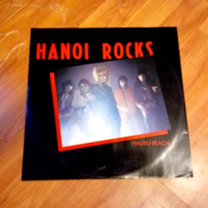 HANOI ROCKS.MALIBU BEACH.UK ORIGINAL 12" SINGLE.1983.EX/VG+. - Picture 1 of 4