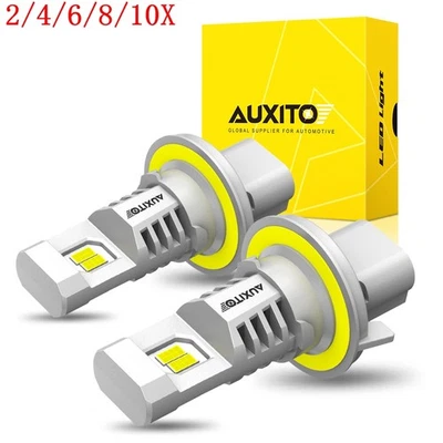 H13 LED HEADLIGHT BULB HIGH OR LOW BEAM 6500K SUPER WHITE 40000LM LIGHTS 2/4X - Image 1 of 4