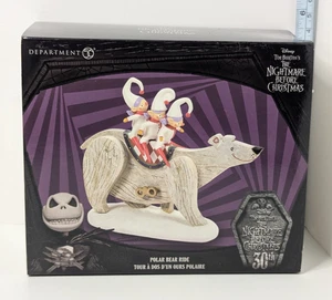 Sigillato Dept 56 Nightmare Before Christmas POLAR BEAR RIDE 6012294 - Foto 1 di 7
