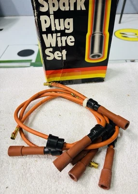 Juego de cables de bujía naranja 3-1029 7 mm 79-84 Chrysler Dodge Plymouth 6 cilindros Foto 1 de 3