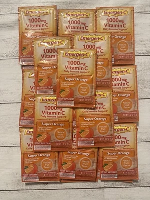 Emergen-C  1000mg Vitamin C Powder Super Orange Flavor .32oz  23 Count EXP 03/26 - Image 1 of 2