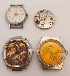 Lot of watches for parts, mechanical parts 4pcs - Picture 1 of 14