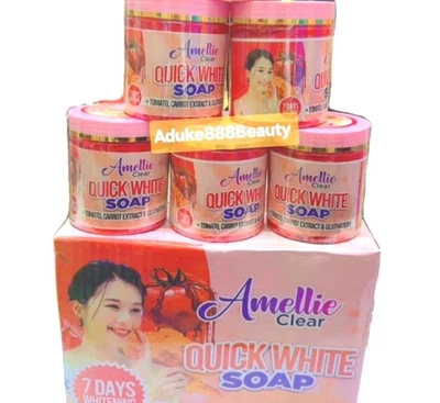 AMELLIE CLEAR QUICK WHITE SOAP 7DAYS WHITENING 500g✅️