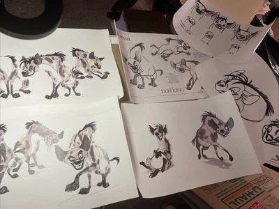 Walt Disney Animation Art LION KING  model sheets production art Cels X1 - Image 1 of 4