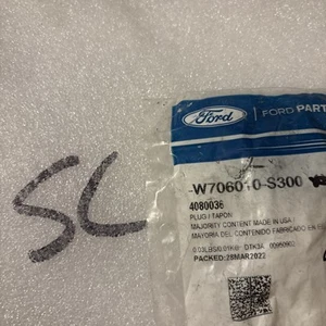 Genuine Ford OE Plug W706010-S300 - Picture 1 of 3