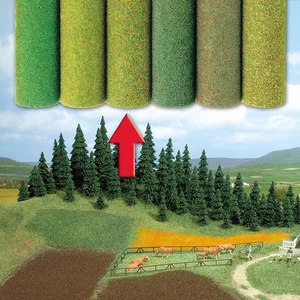 Busch 7222 A Scale Large Grass Mat - 39-3/8 x 31-1/2" 100 x 80cm -- Flower Field - Picture 1 of 1