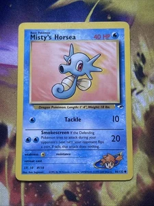 Pokemon TCG Karte Misty's Horsea Gym Heroes 86/132 Regular Unlimited Common WOTC - Bild 1 von 2