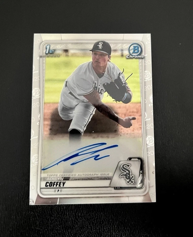 2020 Bowman Draft - Chrome Draft Picks Autographs Adisyn Coffey #CDA-AC (AU, RC) - Image 1 of 4