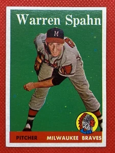 1958 Topps WARREN SPAHN #270 BEAUTIFUL CARD!! - Picture 1 of 9