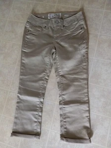 Pantalones de mezclilla So para mujer 3 juniors tostados cortos nuevos sin etiquetas - Imagen 1 de 4
