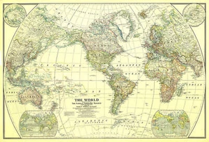 Mapa del mundo 1922 - Imagen 1 de 1