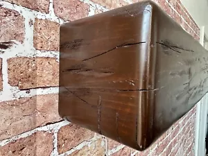 Fireplace Mantel, Modern Farmhouse Mantel, Rustic Wood Beam, Burntwood Mantle, R - Picture 1 of 6