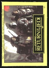 1983 Star Wars Return of the Jedi Monty Fabrieken #61 Boba Fett & Other Dwellers