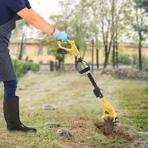 Elektrisch Motorhacke Akku Gartenhacke Einstellbare Länge Bodenfräse Gartenfräse - Bild 1 von 13