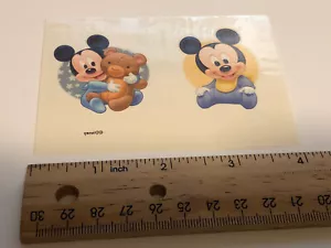 Pegatina de máquina expendedora vintage de Disney's Babies tatuaje húmedo todas las estrellas de Mickey Mouse - Imagen 1 de 1