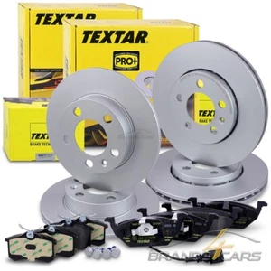 TEXTAR BREMSSCHEIBEN+BELÄGE VORNE+HINTEN FÜR AUDI SEAT LEON SKODA FABIA VW POLO - Bild 1 von 12
