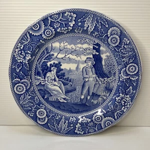 Vintage Spode Blue Room Collection Large Dinner / Display Plate - Woodman - Picture 1 of 5