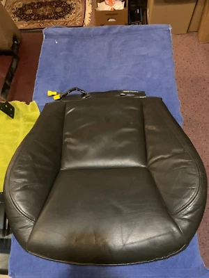 2002 Saab 9-5 OEM Aero Charcoal Perforated Lower Leather Seat Cover & Cushion - Image 1 of 4