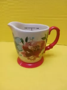 Pioneer Woman Stoneware Spring Bouquet Melody 4 Cup Measuring Pitcher Cup - Picture 1 of 8