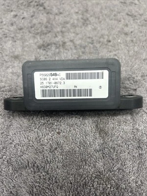 2011 2012 2013 2014 DODGE CHARGER YAW RATE MODULE SENSOR P56029549AC USED - Image 1 of 3