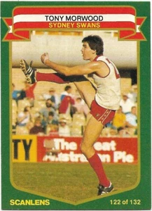 1985 Scanlens (122) Tony MORWOOD Sydney - Bild 1 von 1