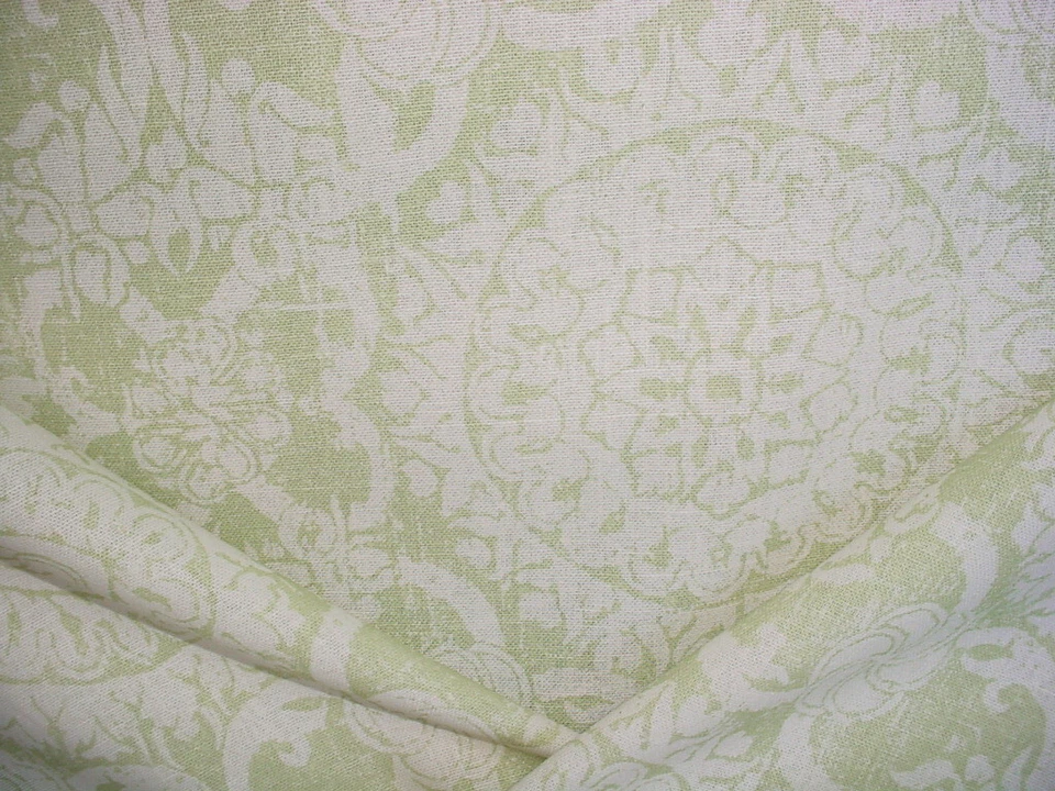 Tela de tapicería para cortinas como nueva con estampado de lino Brunschwig & Fils Marquesas 2-1/2 años Foto 1 de 4