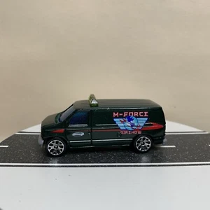 Matchbox Ford Panel Van Airspeed Dark Green Metallic M-Force Airshow w/Lights NM - Picture 1 of 13