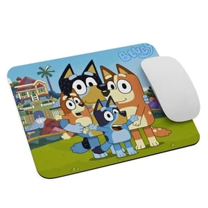 Bluey Mauspad - Cartoon - Mauspad NEU 9,5" x 7,75" rutschfest Gaming Laptop - Bild 1 von 4