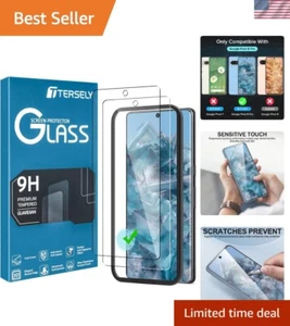 High Sensitivity Screen Protectors for Google Pixel 8 Pro - Easy Install 2-Pack - Picture 1 of 8