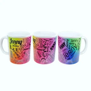online-hut-Namenstasse-Regenbogen mit schwarzer Schrift-Personalisierbar-NT-20 - Bild 1 von 1
