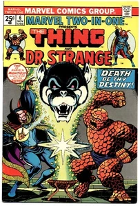 Marvel Two-In-One Comic #6 (Thing and Dr. Strange) VF+, 1974, Bronze Age - Picture 1 of 2